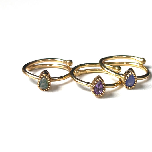 Brass petit ring 57