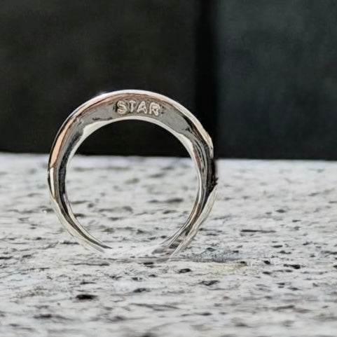 "Star" plain ring 7