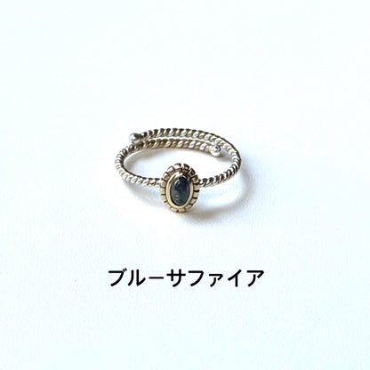 Silver925×Brass petit ring 3