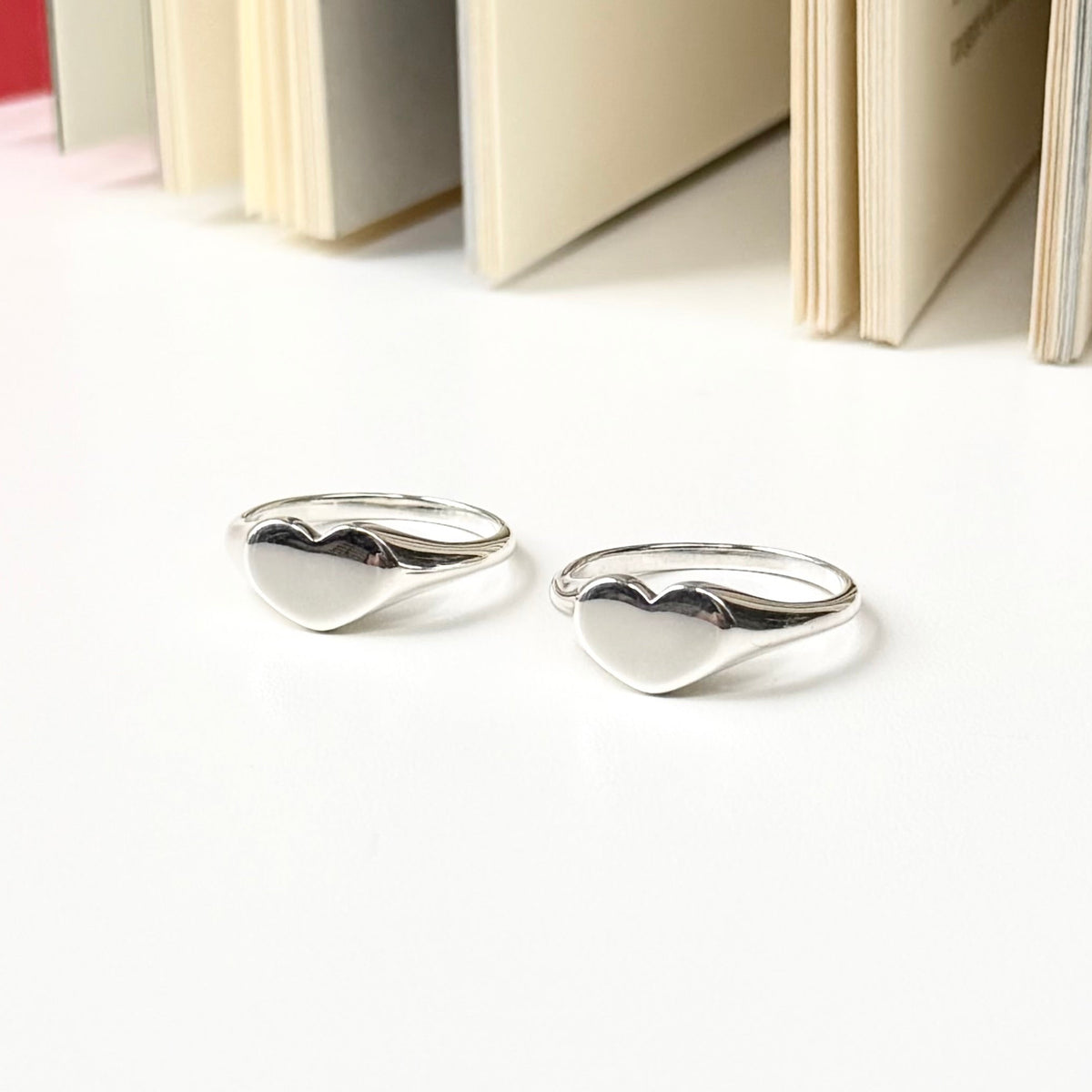 Heart plain ring 85