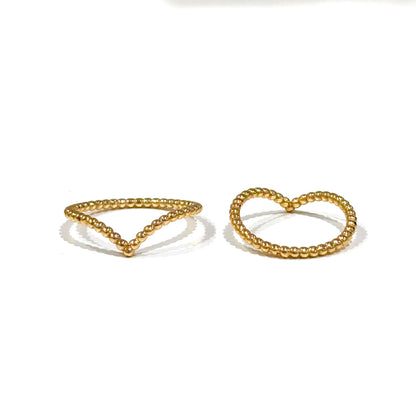 Brass plain ring 45