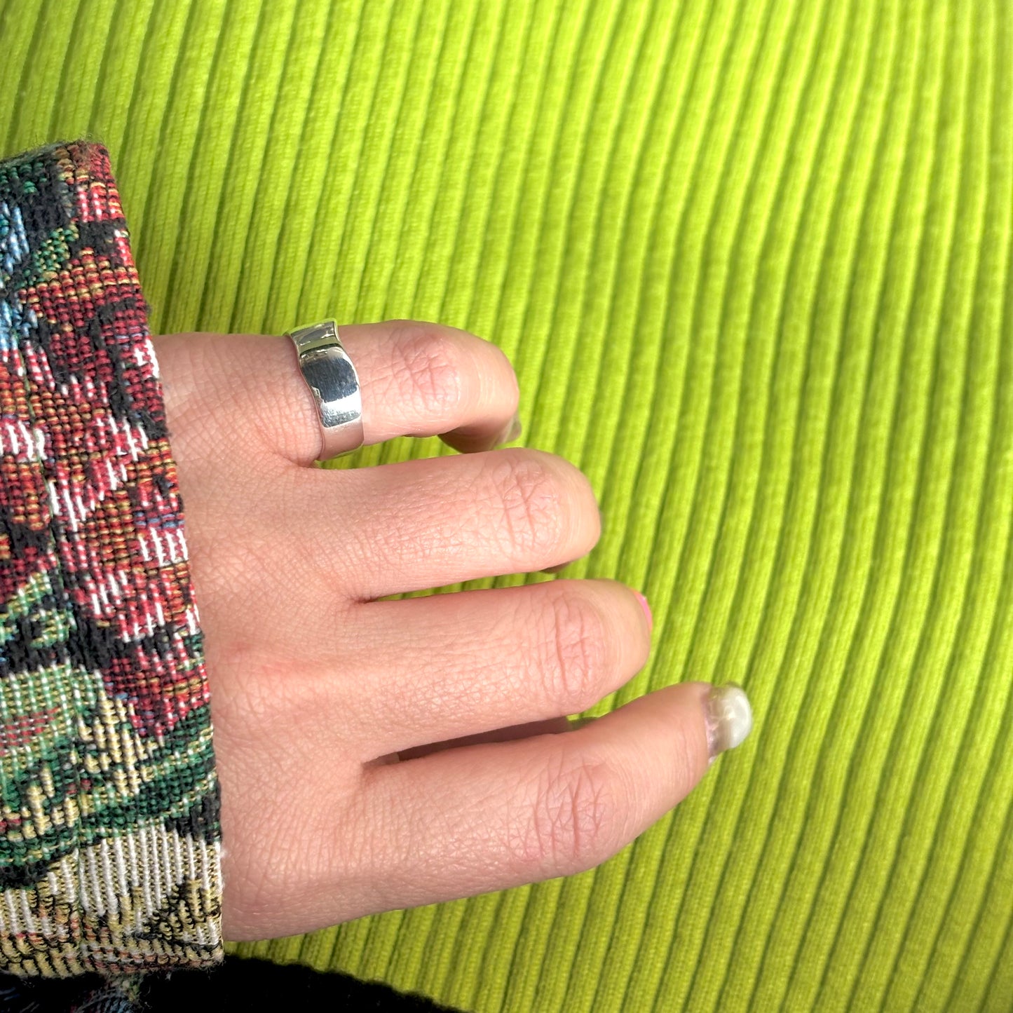 Silver925 plain ring 141