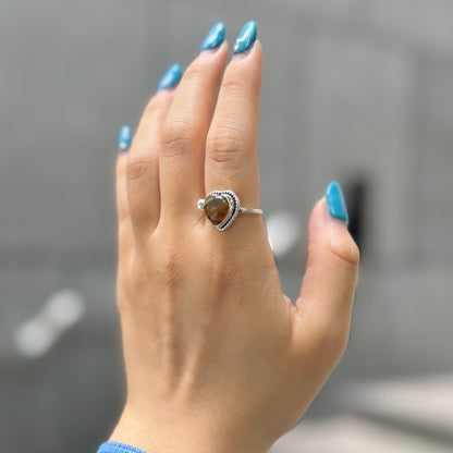 Heart design ring 7