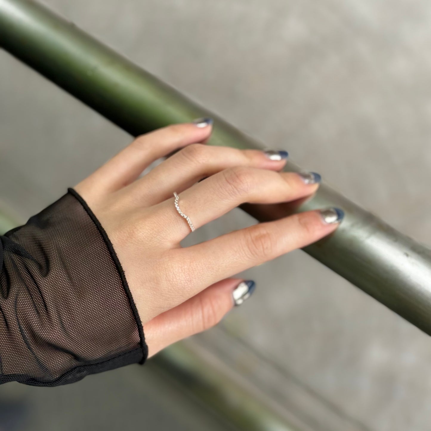 【Bijumam poco】White topaz ring 6