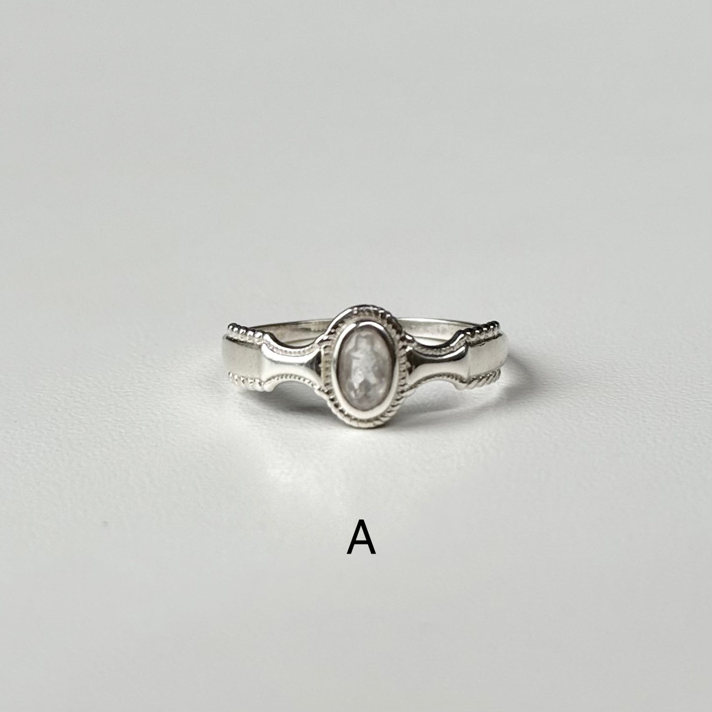 Herkimer diamond ring 5