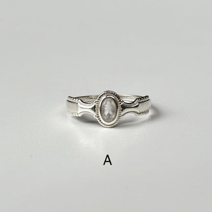 Herkimer diamond ring 5