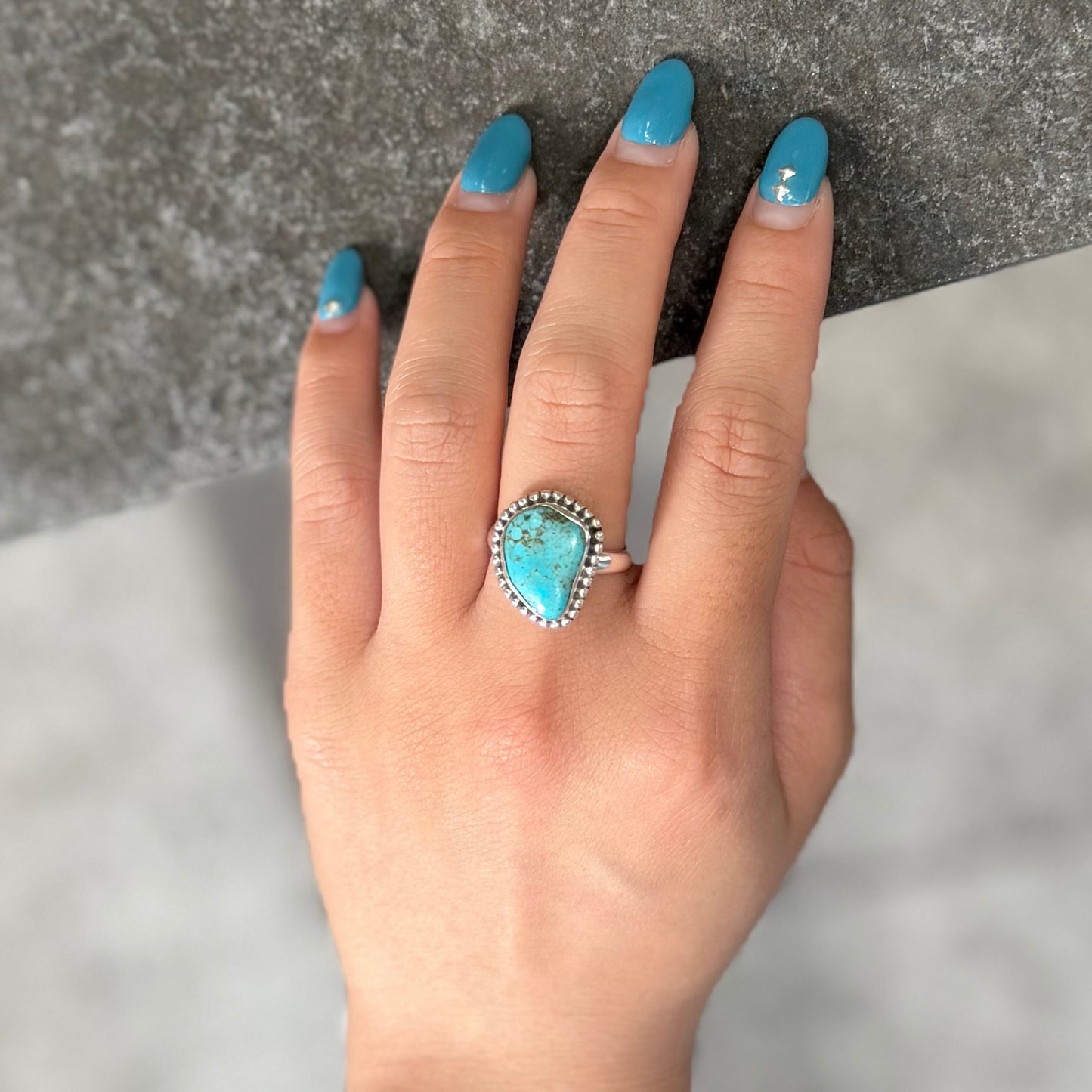 American turquoise ring
