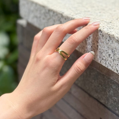 Brass plain ring 23