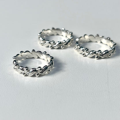 Silver925 plain ring 18