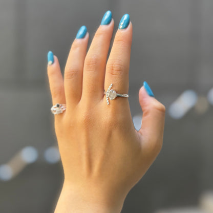 Silver925 design ring 123