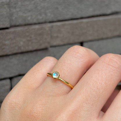 Brass petit ring 9