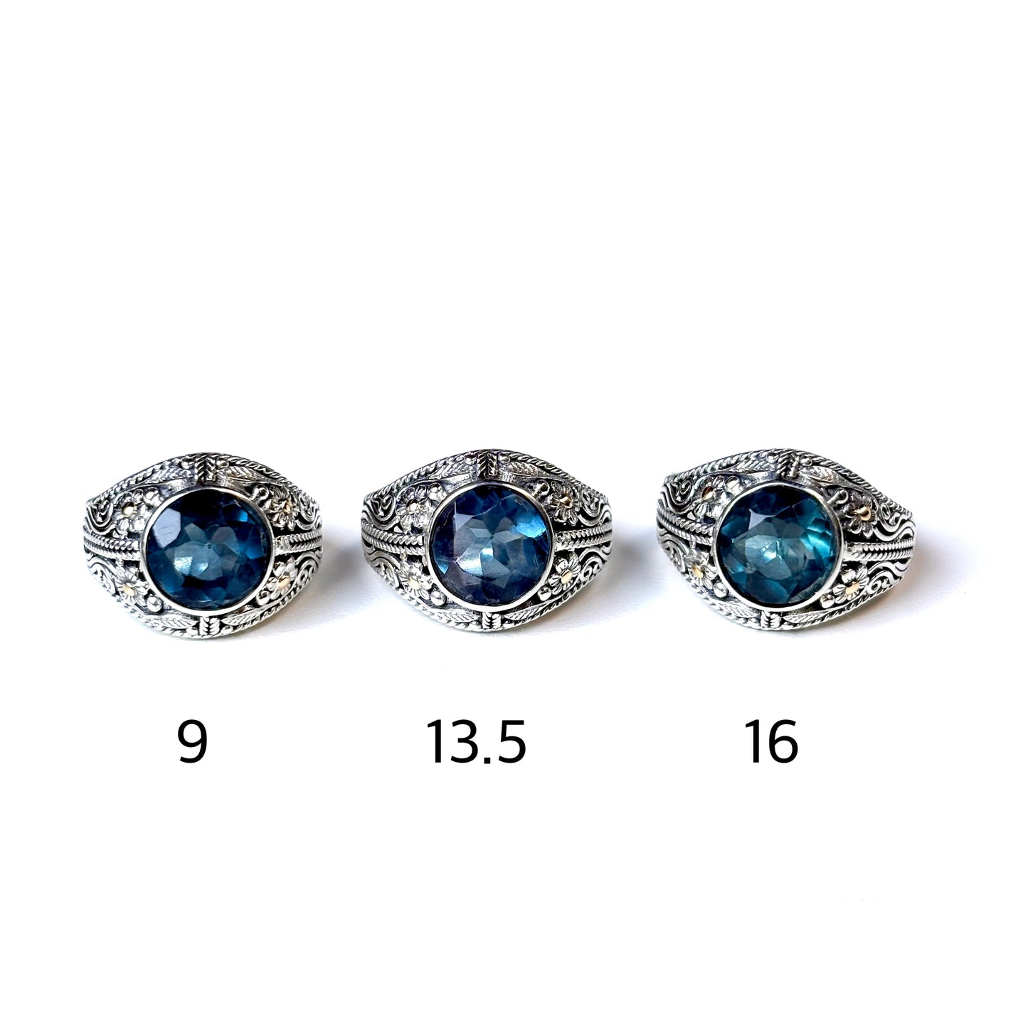 《 FUKUOKA limited 》【Biju mam poco】Blue Fluorite ring