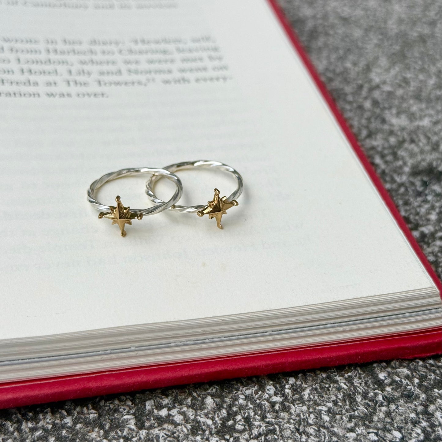 Star plain ring 12