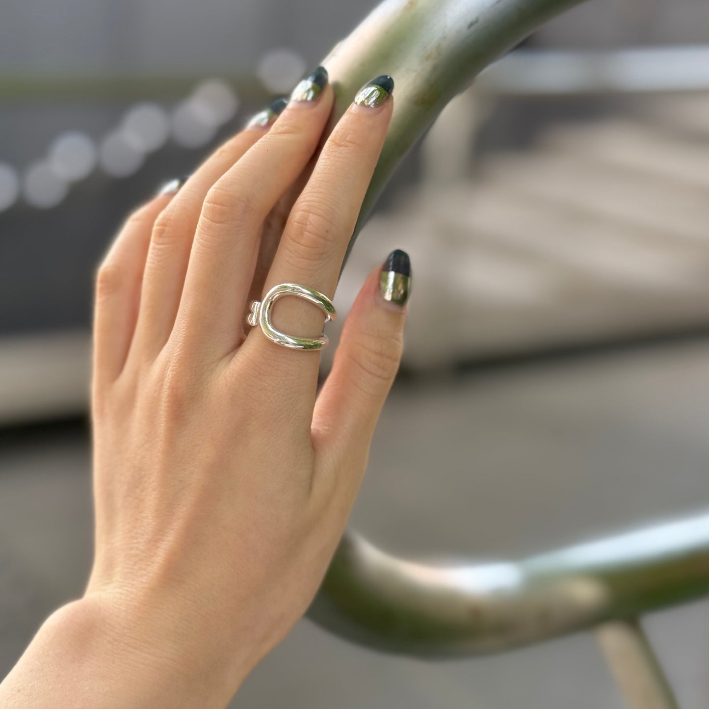 Silver925 plain ring 16