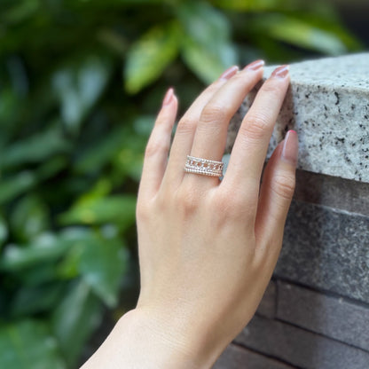 Silver925 plain ring 43