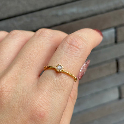 Brass petit ring 5