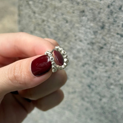 White topaz pierce