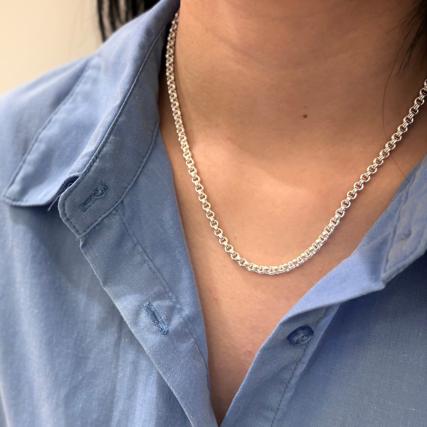 Silver925 chain necklace 36