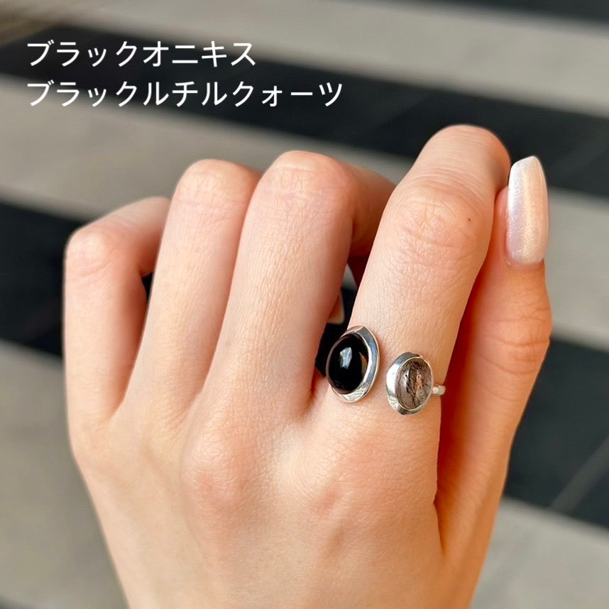 Silver925 2stone ring 18