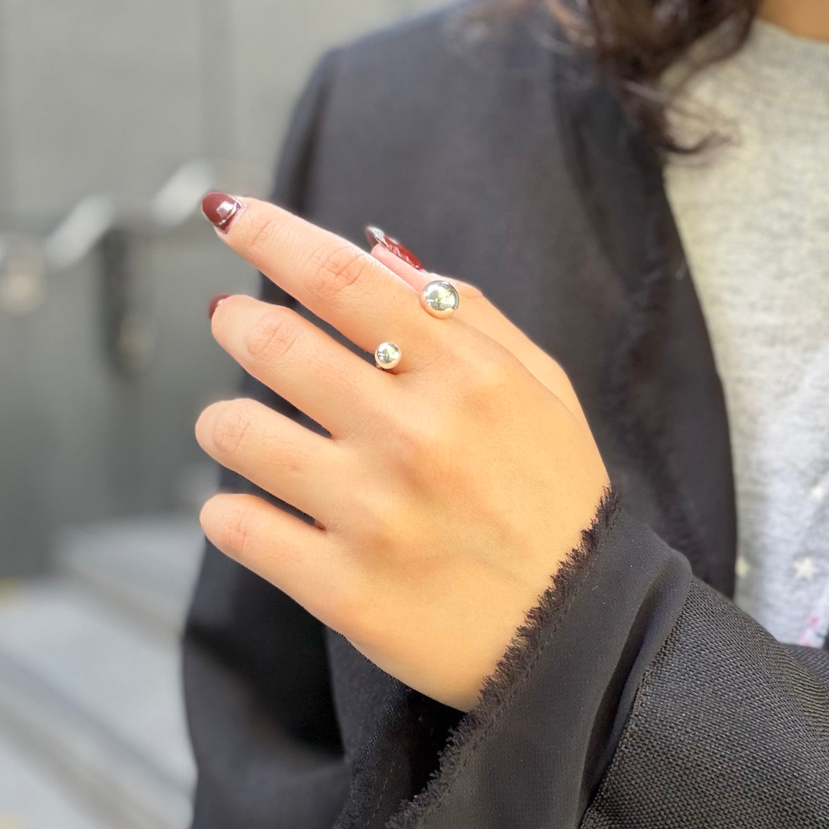 Silver925 plain ring 62