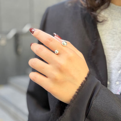 Silver925 plain ring 62