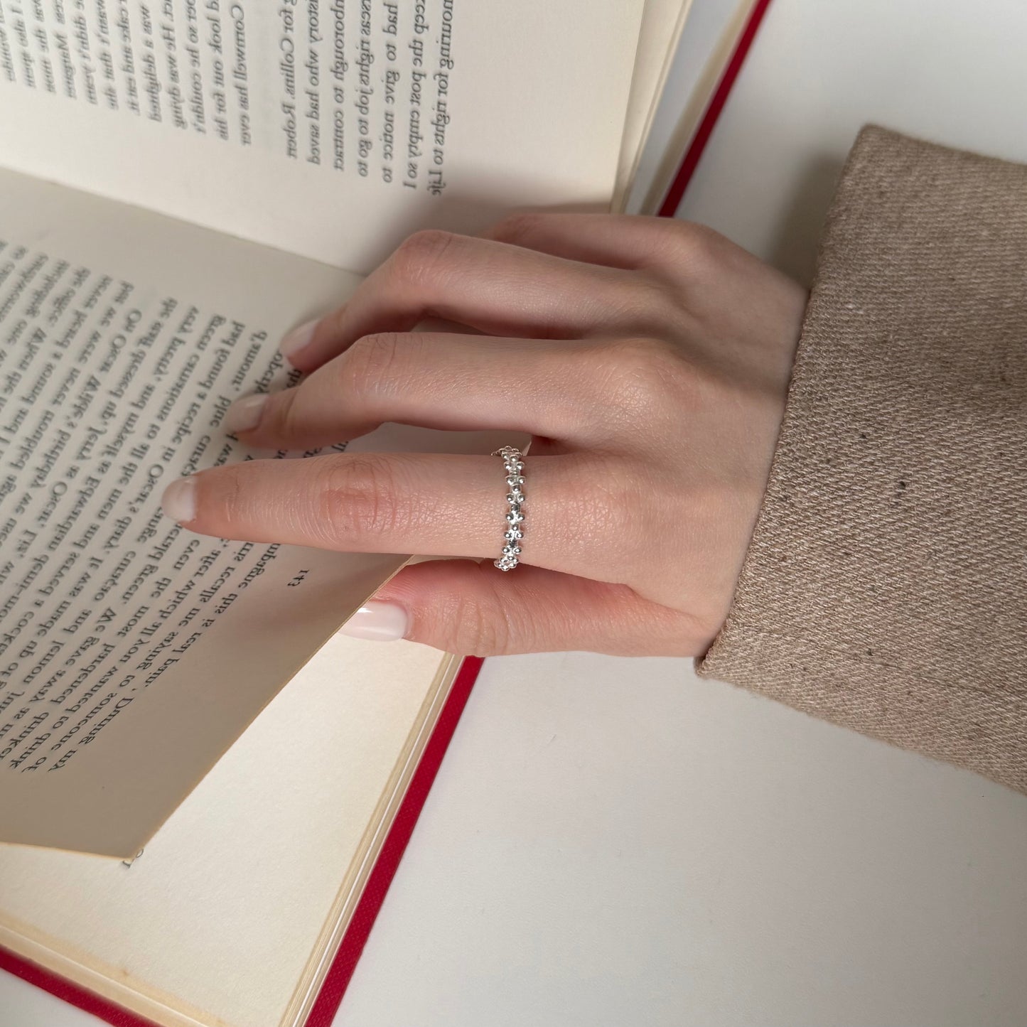 Silver925 plain ring 142