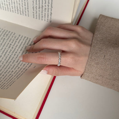 Silver925 plain ring 142