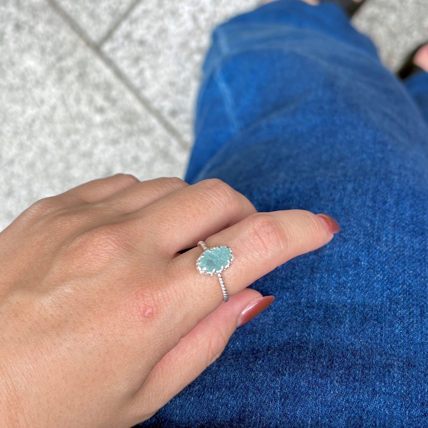 Roughcut ring 5