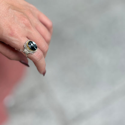 Connect ring〈 Black ＆ White 〉