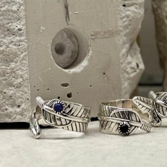 Feather design ring 2