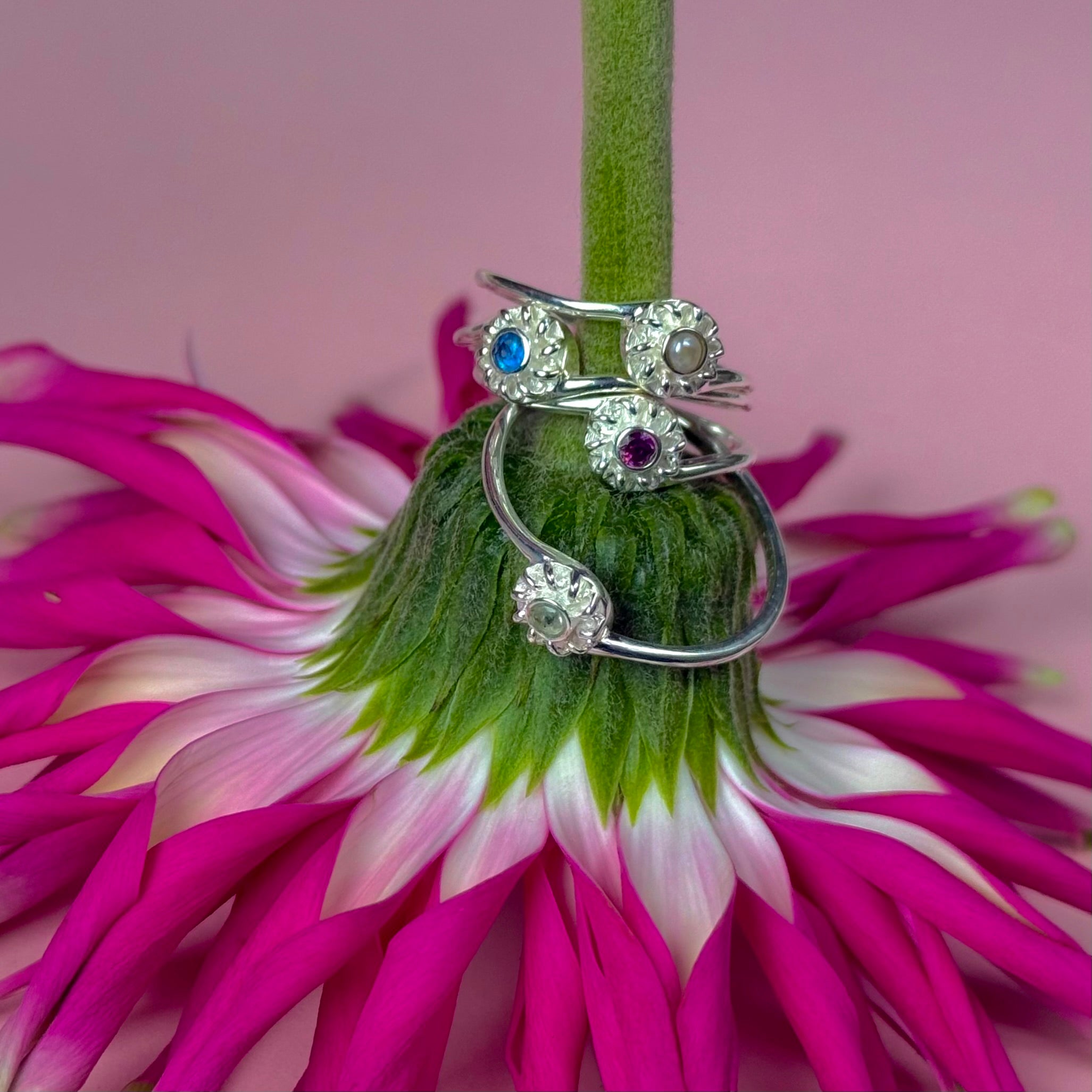Flower design ring 9 – Biju mam