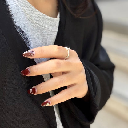 Silver925 plain ring 60