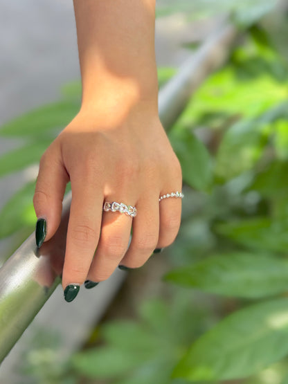 Heart design ring 5