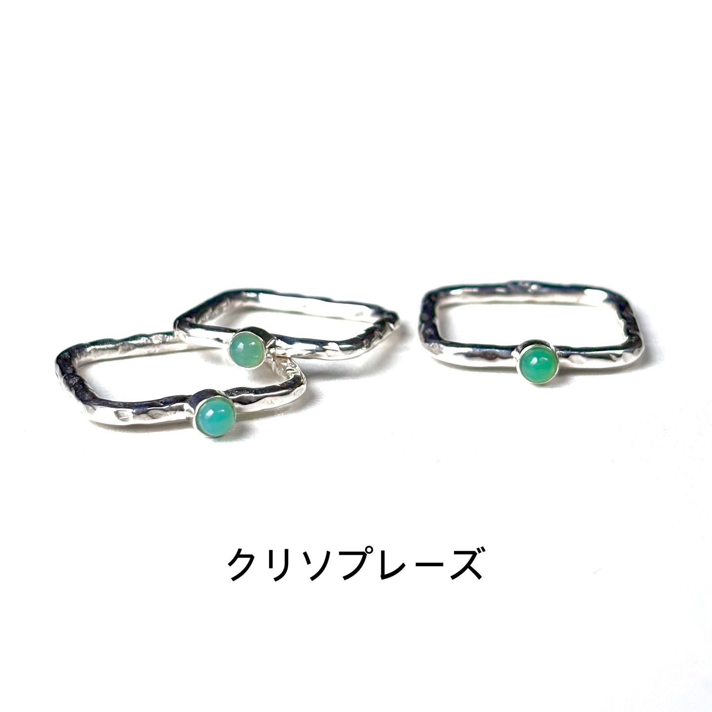 Silver925 square petit ring