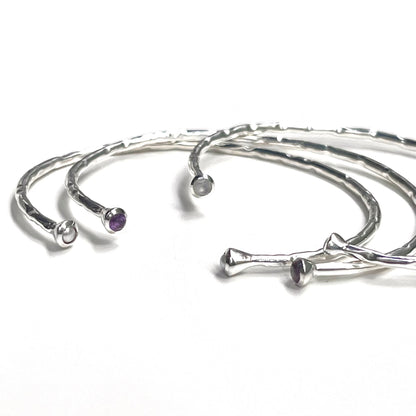 Silver925 2stone bangle