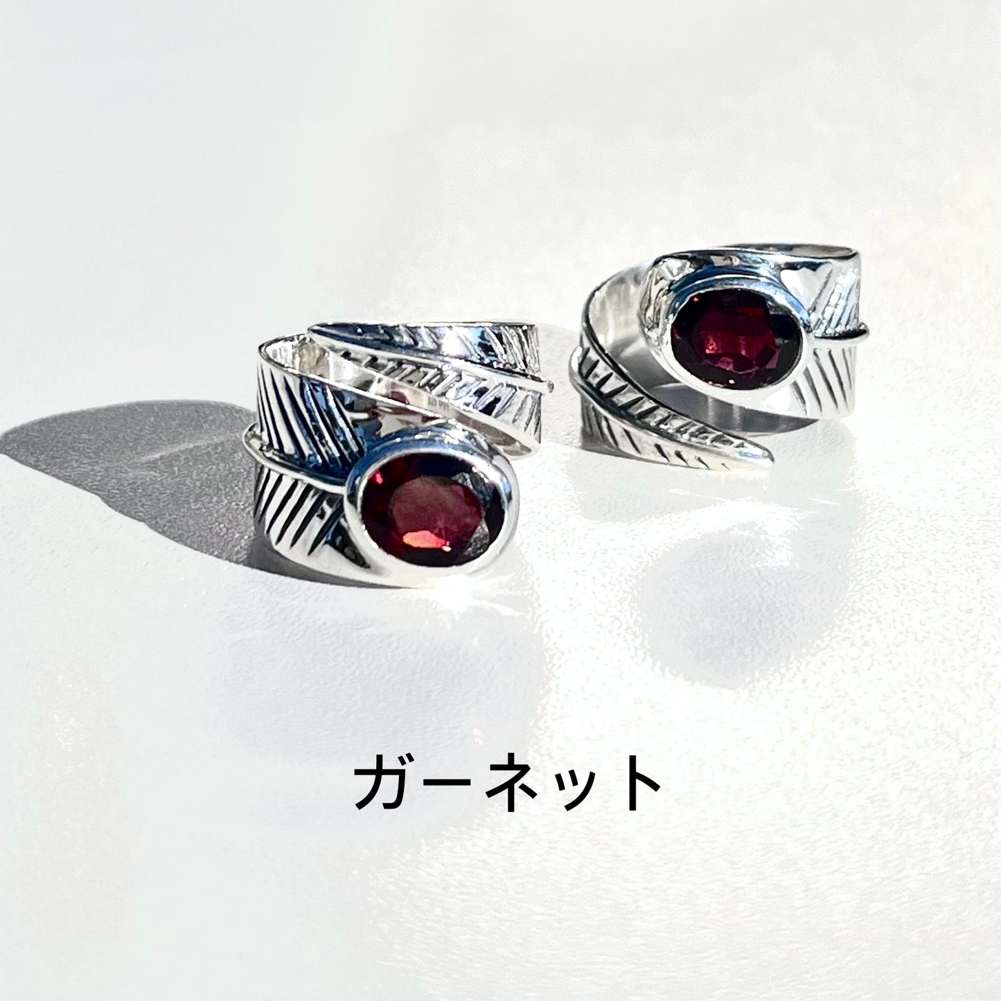 Silver925 design ring〈Feather〉