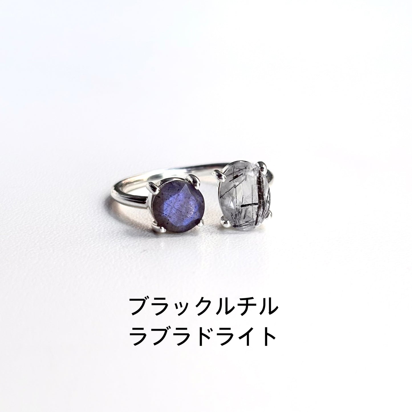 Silver925 2stone ring 16