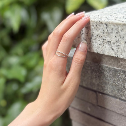 Silver925 stacking ring 2