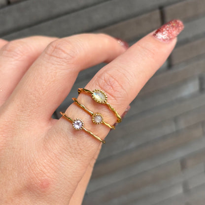 Brass petit ring 5