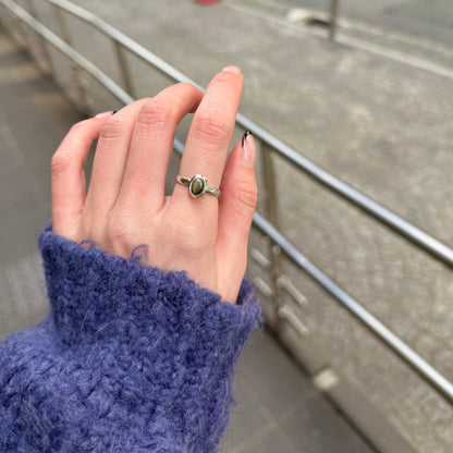 Silver925 1stone ring 4