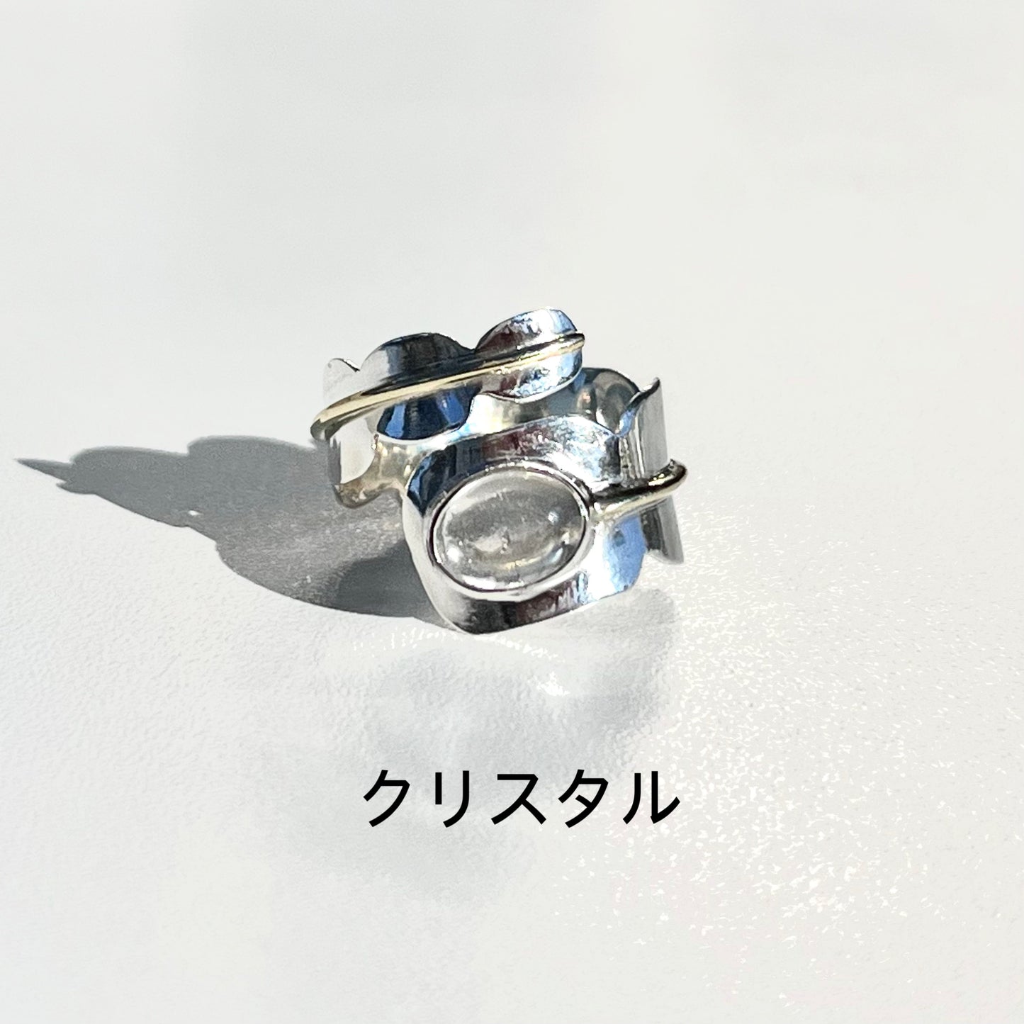 Silver925×Brass design ring 1