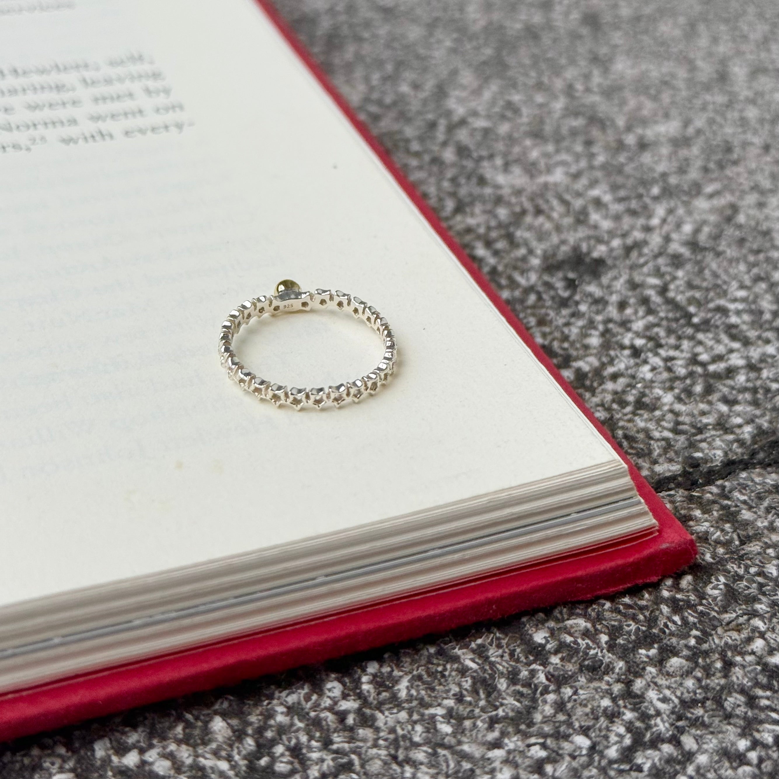 ビジュマム　マグネサイト　スターリング　11号 Star plain ring 11 – Biju mam
