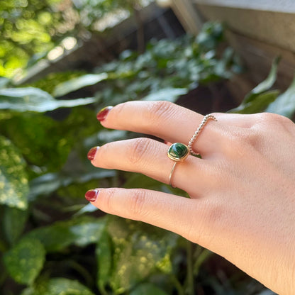 Silver925×Brass design ring 24