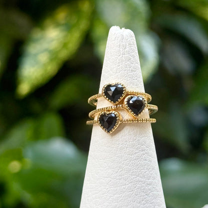 Brass Heart ring 1