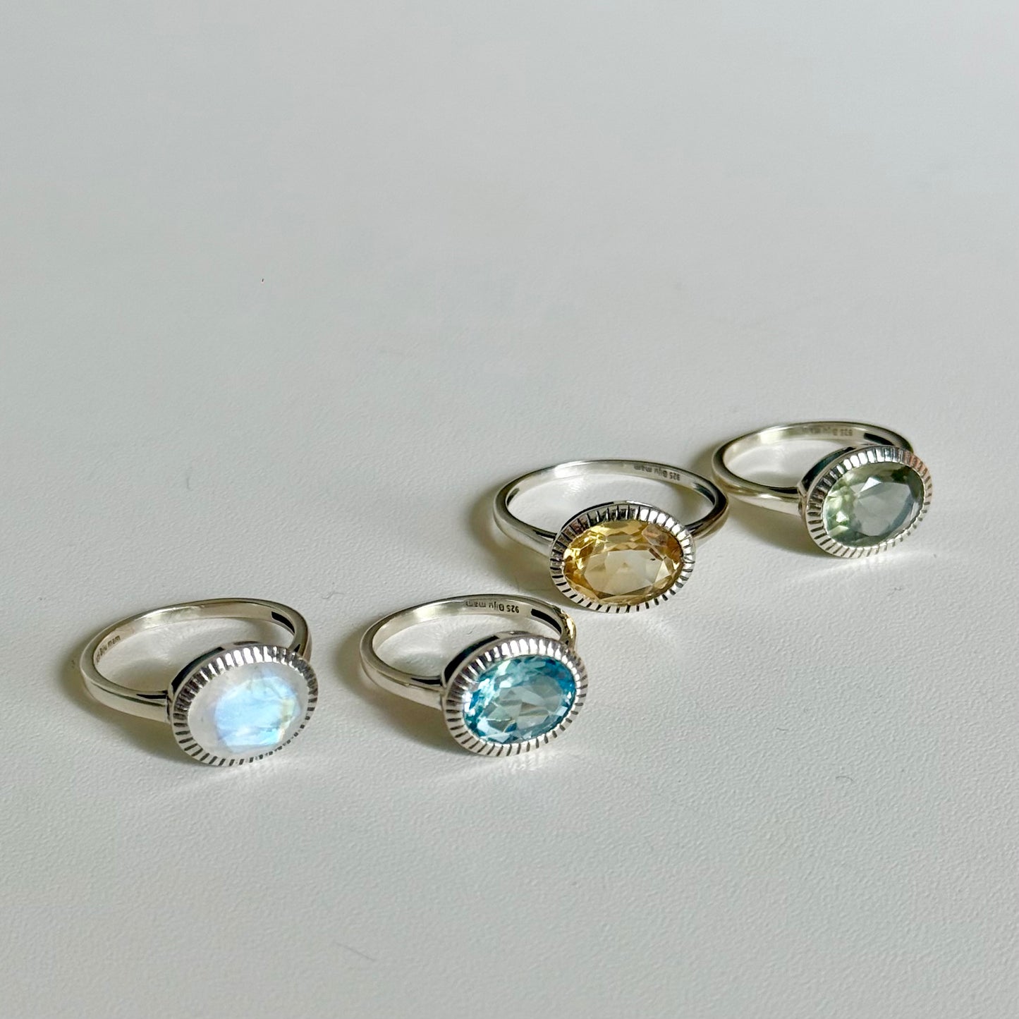 Silver925 1stone ring 8
