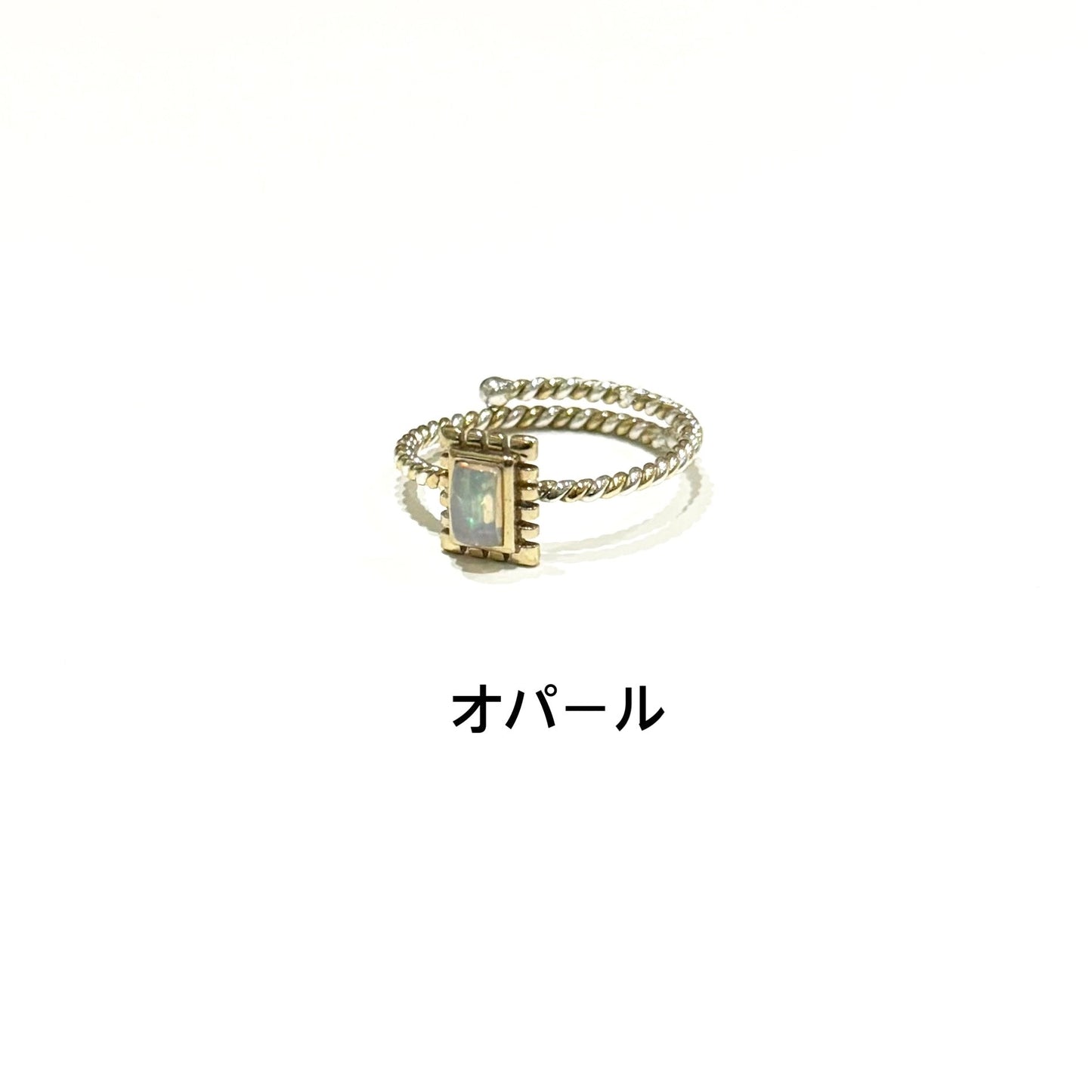 Silver925×Brass petit ring 6