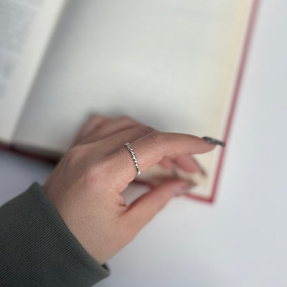 Heart plain ring 51