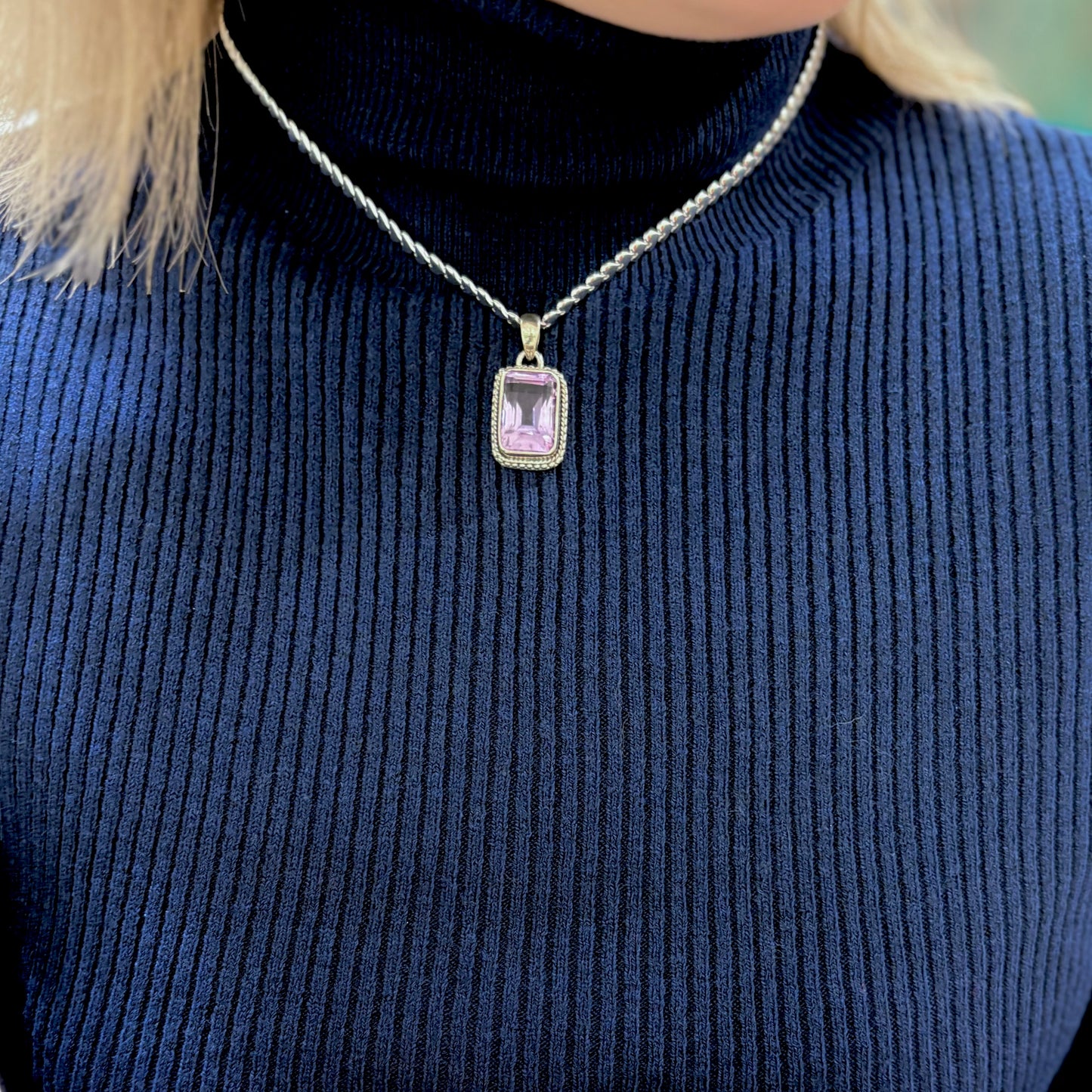 Silver925 chain  necklace 〈Heart〉2