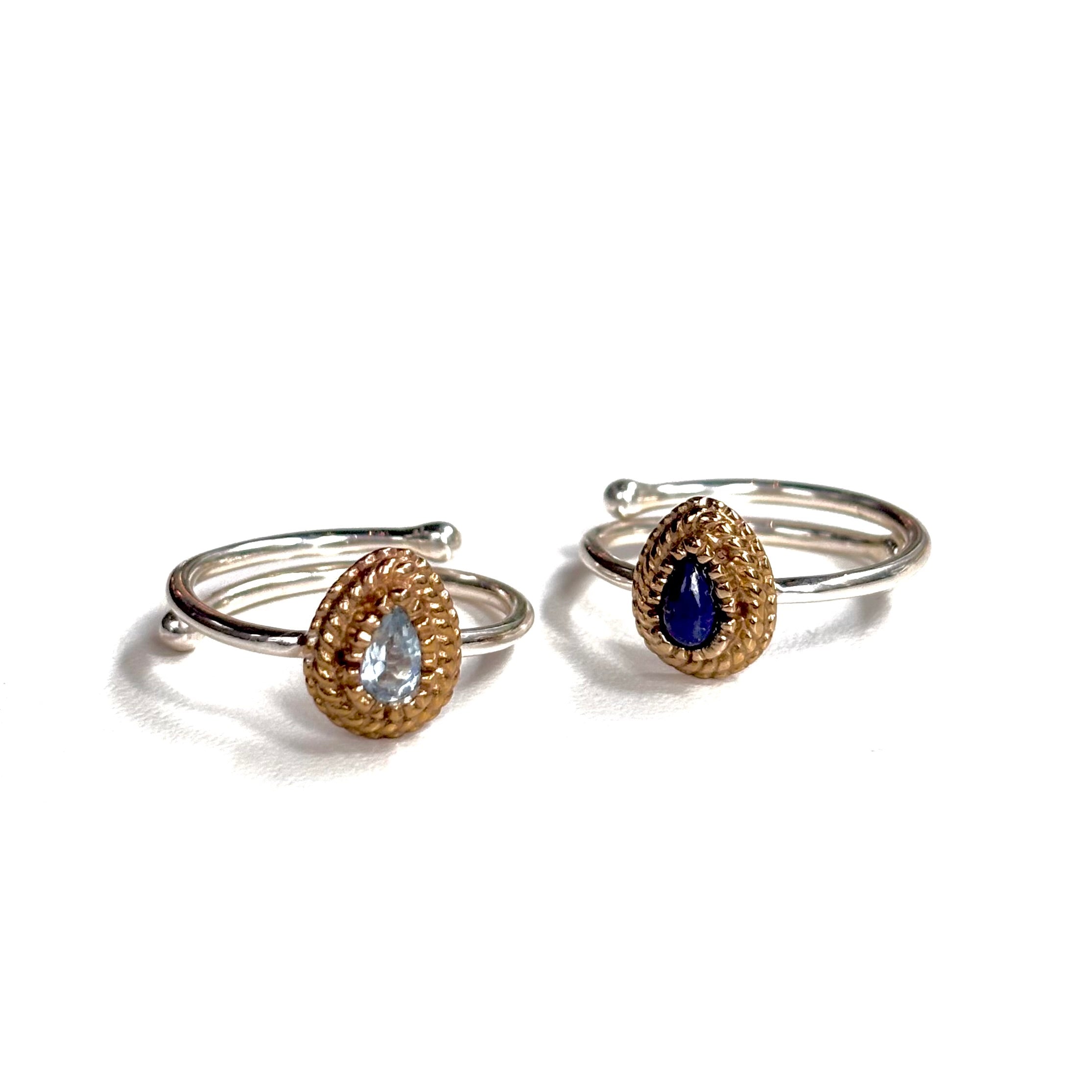 Silver925×Brass petit ring 4 – Biju mam