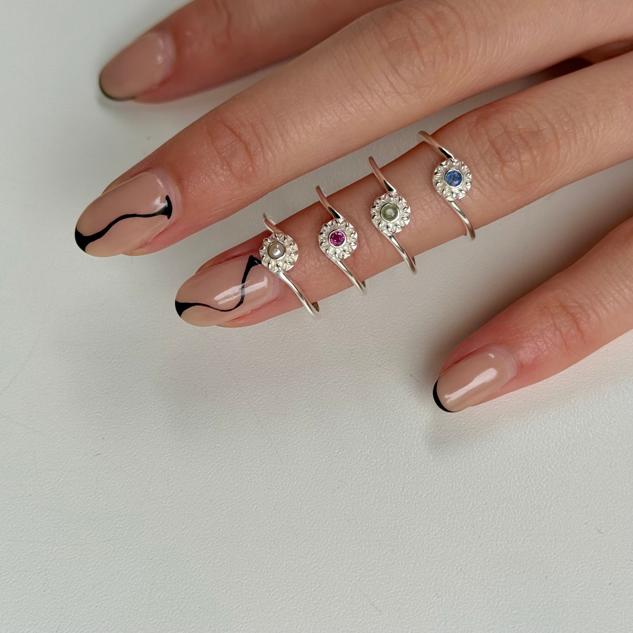 Flower design ring 9 – Biju mam